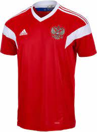 Adidas Russia Official Home Jersey – Red – White