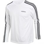 Adidas D2M 3-Stripes Long Sleeve Tee (EI5646) Climalite Gym Training T-Shirt Top