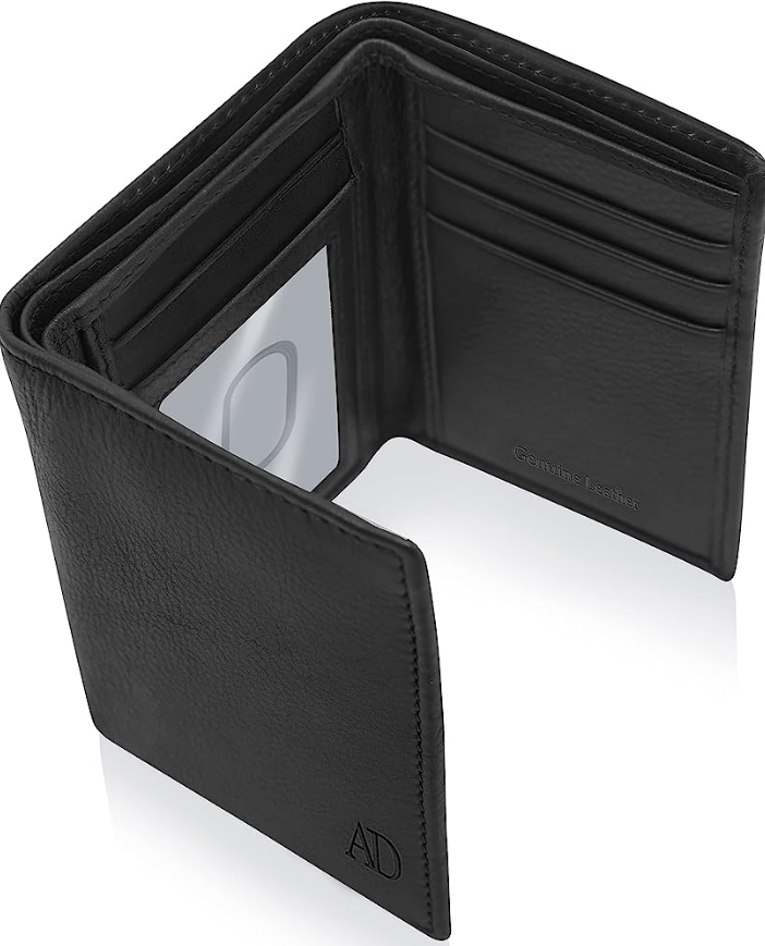 Bench Logick Boys Mens Wallet Tri Fold Wallet Trifold Black