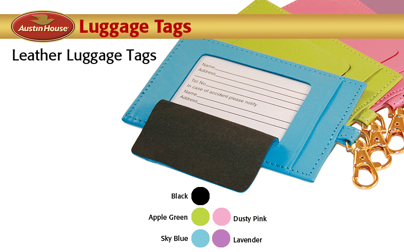 Leather Luggge Tags