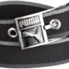 PUMA Patch Webbing Belt Black-Steel Grey-Dark Shadow-L