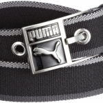 PUMA Patch Webbing Belt Black-Steel Grey-Dark Shadow-M