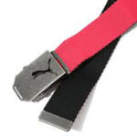 PUMA Fundamentals Webbing Belt Virtual Pink Black, Size:One Size