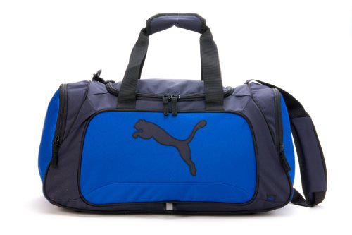 Puma Big Cat Medium Duffle Gym Overnight Bag Navy W/ Indigo (New Navy-Surf the Web Color)