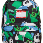 Puma Kids Backpack Primary Small, Black-Azure Blue-Graphi