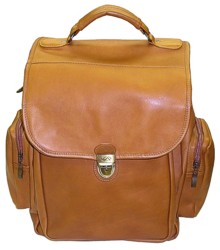 Versatile Leather Backpack