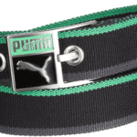 Puma Patch Webbing Belt Black-Green-Dark Shadow-L