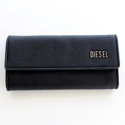Diesel Brand Long wallet Color Black Line THE BRAVE CREW AMAZONITE