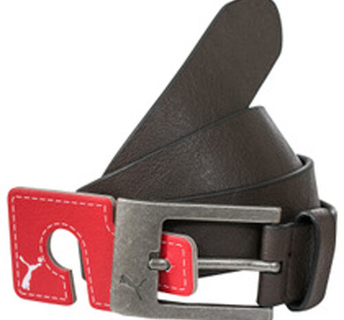 Puma Belt Genuine Leather Brown Color Size XL 43″=109cm