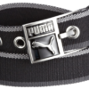PUMA Patch Webbing Belt Black-Steel Grey-Dark Shadow-S