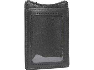 Kenneth Cole Wall Street Leather Money Clip With ID Window