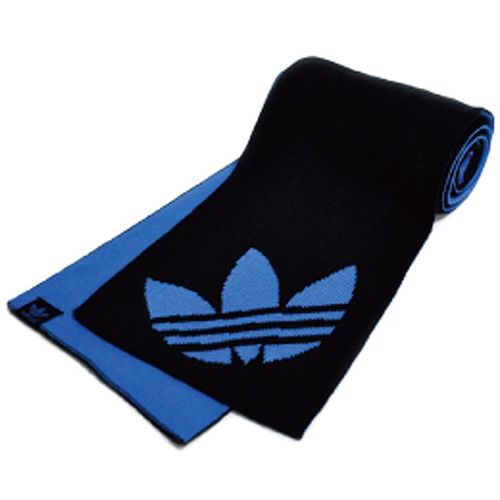 Adidas Originals scarf lined with logo embroidery Colour Black/Royal.