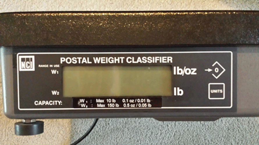NCI 7720-75 POSTAL WEIGHT CLASSIFIER Up To 150 lbs