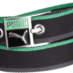 Puma Patch Webbing Belt Black-Green-Dark Shadow-M