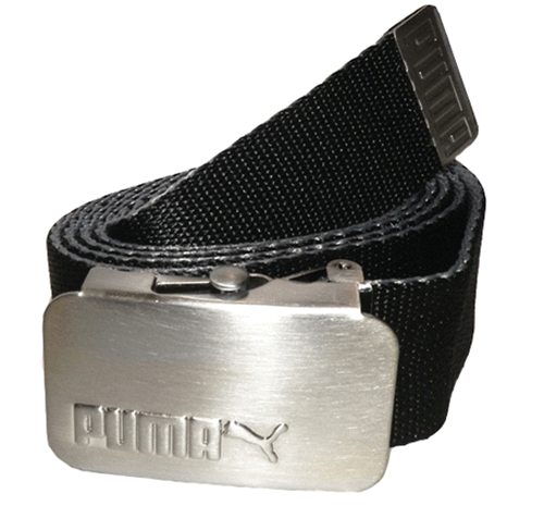 Puma Webbing Belt Black/Steel-Grey