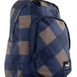 Puma Foundation Backpack in New Navy-Ginghan Print, 25 Liters