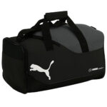 Puma Fundamentals Large Sports Bag-Black-Dark Shadow-White