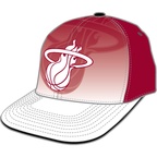 Adidas-Miami Heat Authentic Draft Cap